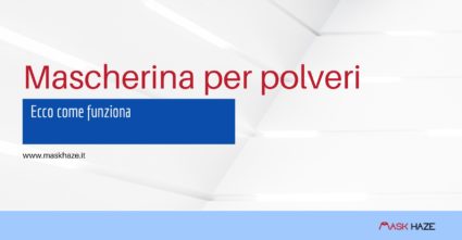 mascherina per polveri