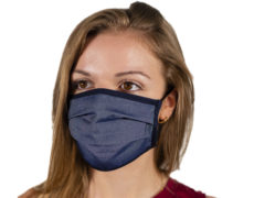 Mascherina antivirus protettiva color blu jeans 