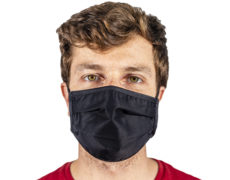 Mascherina antivirus in tessuto nera 