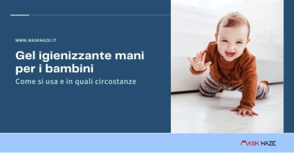 Gel igienizzante per le mani dei bambini