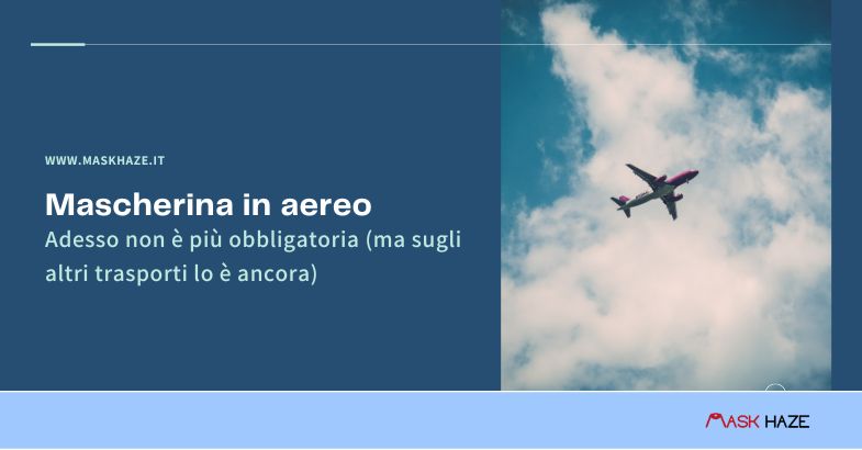 Mascherina in aereo